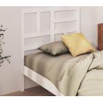 Têtes de lit design VidaXL blanches en bois massif 