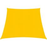 Voiles d'ombrage VidaXL jaunes en polyéthylène haute densité 