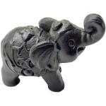 Statuettes en résine à motif éléphants 