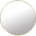 Miroirs muraux dorés en métal diamètre 70 cm scandinaves 