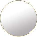 Miroirs muraux dorés en métal diamètre 80 cm scandinaves 