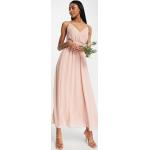 Robes cache-coeur Vila rose bonbon longues Taille XS classiques pour femme en promo 
