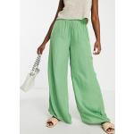 Pantalons large Vila verts en satin Taille XS pour femme en promo 