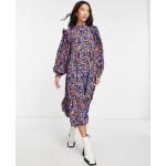 Robes fleuries Vila multicolores à fleurs mi-longues Taille XS classiques pour femme en promo 