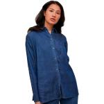 Chemises Vila Denim bleues Taille L look fashion pour femme 