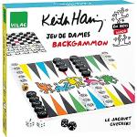 Backgammons Vilac en bois Keith Haring 
