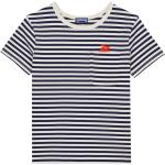T-shirts à rayures bleus à rayures en coton à motif tortues Taille 8 ans pour fille de la boutique en ligne Vilebrequin.com 