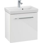 Villeroy & Boch Avento Meuble sous-lavabo A88800, largeur 530mm, butÃ©e (charniÃšre) gauche, Coloris: Blanc Cristal - A88800B4
