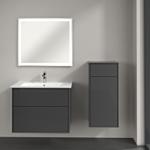 Armoires de salle de bain Villeroy & Boch grises modernes 