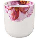 Bougies parfumées Villeroy & Boch Rose Garden blanches en velours de 9 cm romantiques 