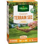 Vilmorin 4460514 Gazon Terrain Sec, Vert, 1 kg
