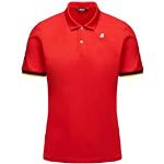 Polos K-Way rouges Taille M look fashion pour homme 