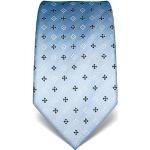 Cravates en soie de mariage Vincenzo Boretti bleus clairs en soie Tailles uniques look fashion pour homme en promo 