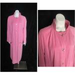 Robes en laine roses look vintage pour femme 