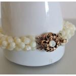 Bracelets à perles fantaisie look vintage 