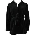 Vestes vintage noires en velours made in France Taille M pour femme 