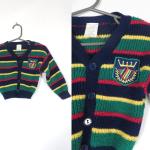 Cardigans à rayures Taille 12 mois look vintage pour bébé de la boutique en ligne Etsy.com 