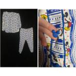 Pyjamas blancs à rayures Mickey Mouse Club Mickey Mouse plus size look vintage 