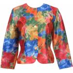 Blazers vintage multicolores en polyester à motif Berlin pour femme 