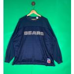 Vintage Années 90 Chicago Bears Sweatshirt Jersey Crewneck Pullover Nfl Team Graphic Blue Man Size Xxl