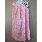 Chemises de nuit roses en coton look vintage pour femme 