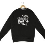Vintage Betty Boop Fan Club Sweat-Shirt Classique Personnage De Dessin Animé Pull-Over Taille M/Étiquette L Coupe M