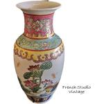 Vases chinois multicolores en céramique de 16 cm 