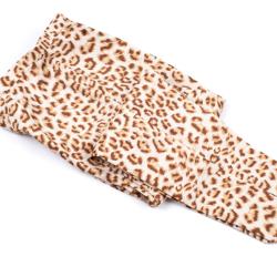 Vintage Escada Leopard Print Tapered Leg Linen Pants, Taille M