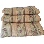 Boutis beiges patchwork shabby chic 