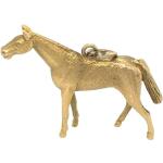 Pendentifs en or à motif chevaux 9 carats look vintage 