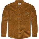 Chemises vintage marron en velours Taille 3 XL look fashion pour homme 