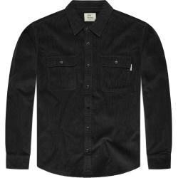 Vintage Industries Brix, chemise 3XL Noir Noir