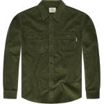 Chemises vintage vert foncé en velours Taille 3 XL look fashion pour homme 