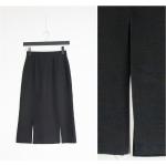 Jupes fendues noires à rayures Taille XXS look vintage pour femme 