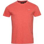 Chemises unies Superdry orange corail bio lavable en machine à manches courtes Taille M look fashion pour homme 