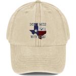 Vintage Ne Pas Jouer Avec Texas Hat, State Flag Distressed Lone Star Longhorn Hat Pour Hommes Et Femmes, Unique Gift Men