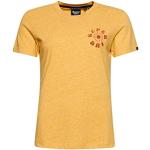 Chemises vintage Superdry jaunes Taille S look fashion pour femme 
