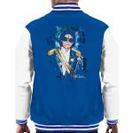 Vestes bleu roi Michael Jackson Taille XXL look fashion pour homme 