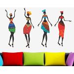 Autocollants multicolores à motif Afrique style ethnique 