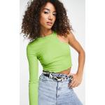 Tops vert lime asymétriques Taille XS pour femme en promo 