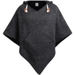 Ponchos polaire noirs en laine à motif moutons Taille XXL look fashion pour homme 