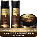 Masques pour cheveux à l'huile d'argan 250 ml revitalisants pour cheveux abîmés 