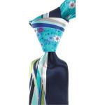 Cravates en soie Vitaliano Pancaldi turquoise Tailles uniques pour homme en promo 