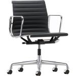 Chaises design Vitra argentées en aluminium 