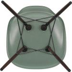 Chaises design Vitra Eames vertes en fibre de verre 