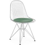 VITRA chaise wire chair DKR-5 (Coussin en tissu Hopsak - Acier / Tissu)
