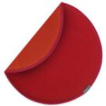 Galettes de chaise Vitra rouge coquelicot à motif fleurs 