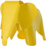 Statuettes Vitra Eames jaunes à motif éléphants 