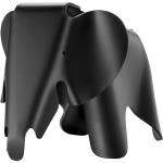 Statuettes Vitra Eames noires à motif éléphants 
