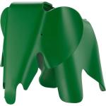 Statuettes Vitra Eames vertes à motif éléphants 